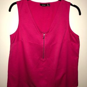 Hot pink Sleeveless blouse